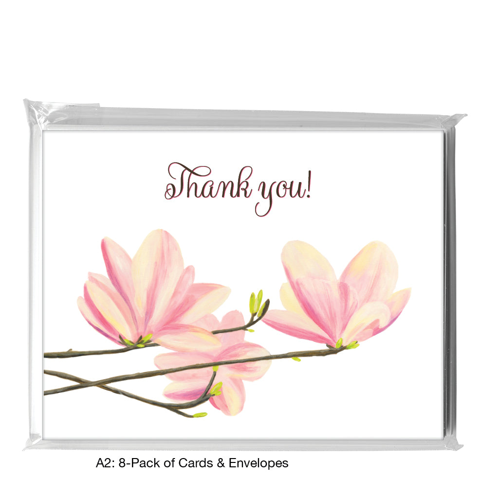 Pink Magnolias, Greeting Card (8271D)