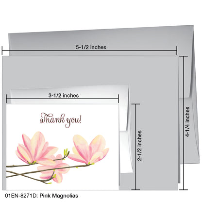 Pink Magnolias, Greeting Card (8271D)