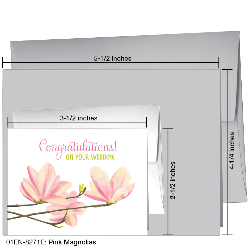 Pink Magnolias, Greeting Card (8271E)