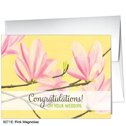 Pink Magnolias, Greeting Card (8271E), A2 Card, www.printedcanvas.com