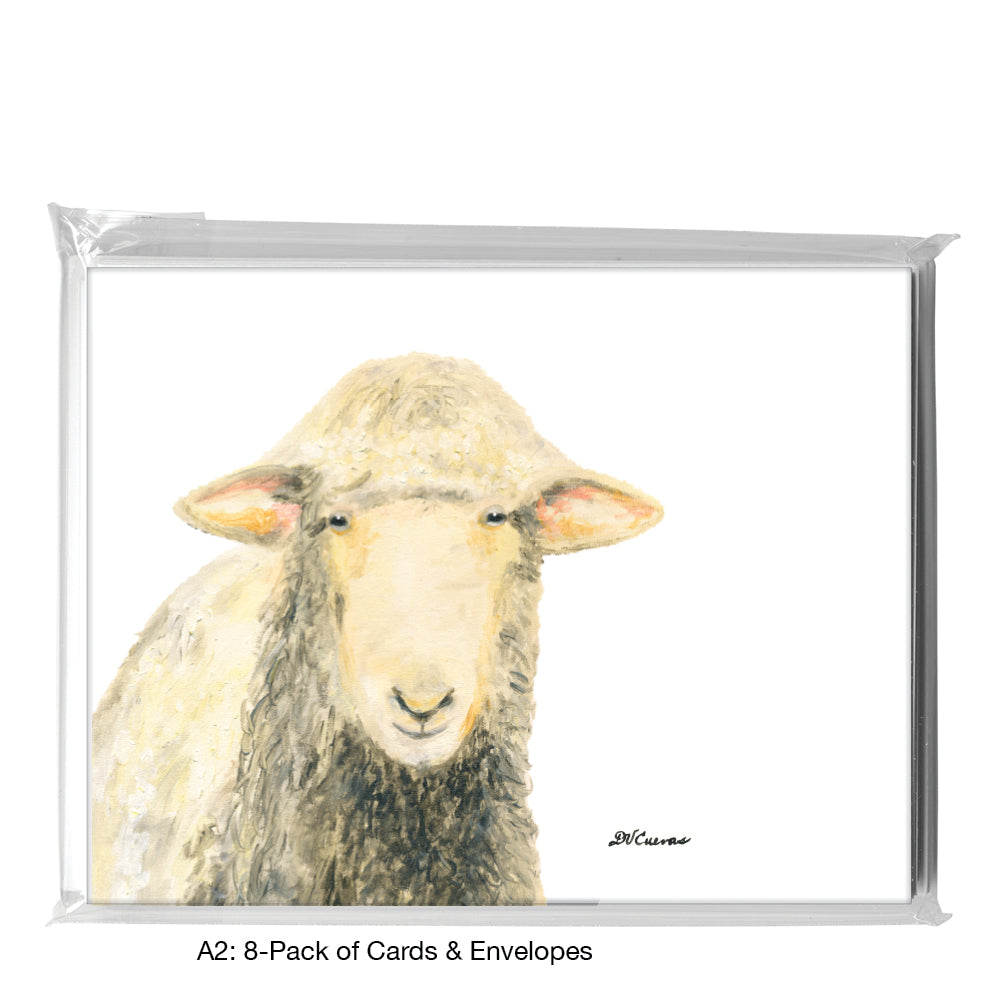 Lamb, Greeting Card (8275), A2 8-Pack, printedcanvas.com
