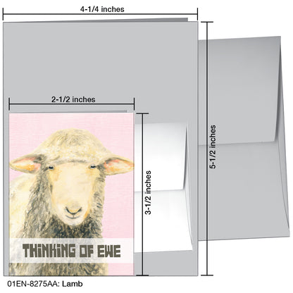 Lamb, Greeting Card (8275AA)