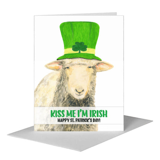 Lamb, Greeting Card (#8275HA) A2 Card Front, www.printedcanvas.com