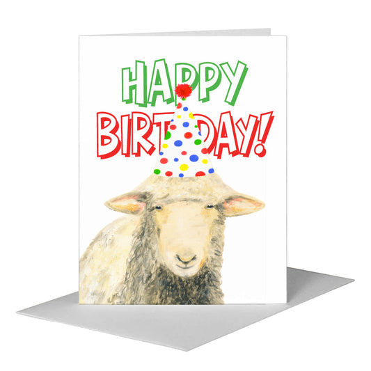 Lamb, Greeting Card (#8275YA) A2 Card Front, www.printedcanvas.com
