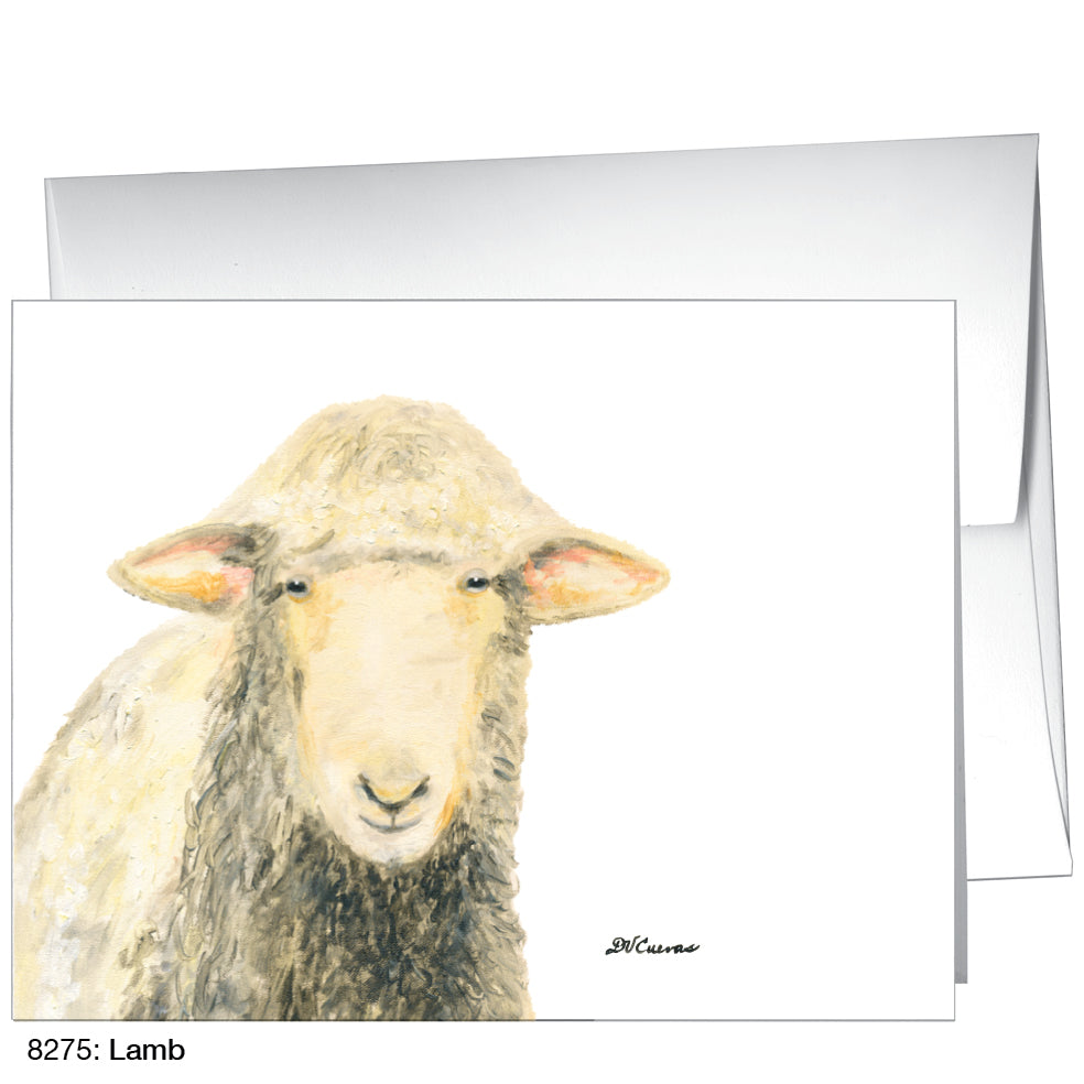 Lamb, Greeting Card (8275), A2, printedcanvas.com