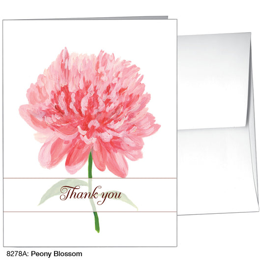 Peony Blossom, Greeting Card (8278A)