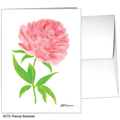 Peony Summer, Greeting Card (8279A), A2 Card, printedcanvas.com