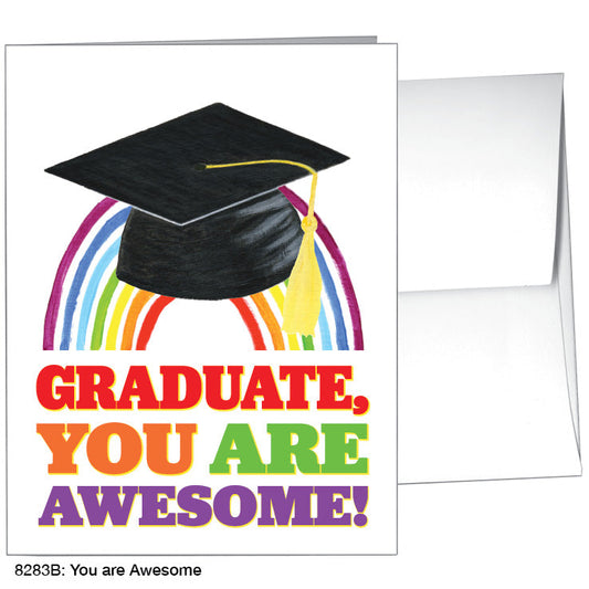 You Are Awesome, Greeting Card (8283B), A2 Card, printedcanvas.com