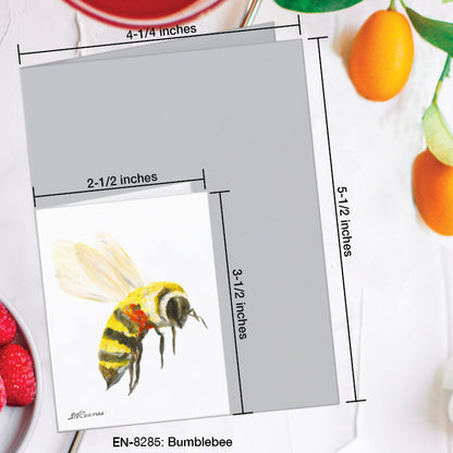 Bumblebee, Greeting Card (8285B), Enclosure Card, www.printedcanvas.com