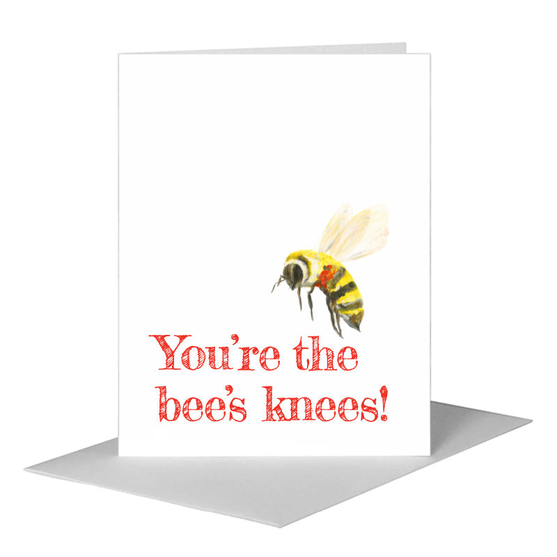 Bumblebee, Greeting Card (#8285A) A2 Card Front, www.printedcanvas.com