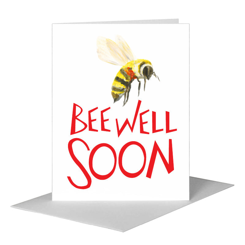 Bumblebee, Greeting Card (#8285C), A2 Card Front, www.printedcanvas.com