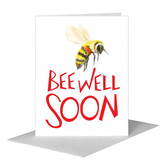 Bumblebee, Greeting Card (#8285C) A2 Card Front, www.printedcanvas.com