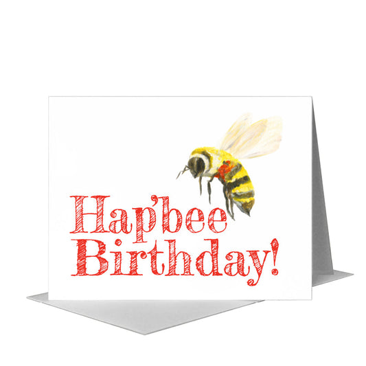 Bumblebee, Greeting Card (#8285G) A2 Card Front, www.printedcanvas.com
