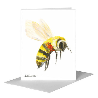Bumblebee, Greeting Card (#8285B) A2 Card Front, www.printedcanvas.com
