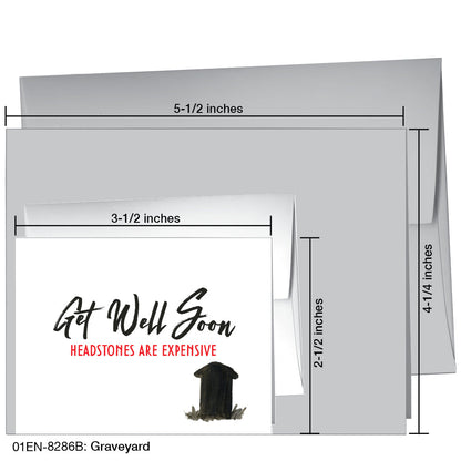 Graveyard, Greeting Card (8286B), Enclosure, printedcanvas.com