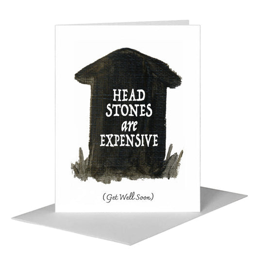 Graveyard, Greeting Card (#8286BA) A2 Card Front, www.printedcanvas.com