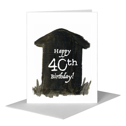 Graveyard, Greeting Card (#8286J), A2 Card Front, www.printedcanvas.com