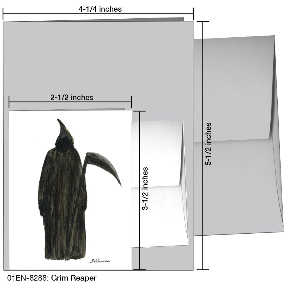 Grim Reaper, Greeting Card (8288), Enclosure, printedcanvas.com