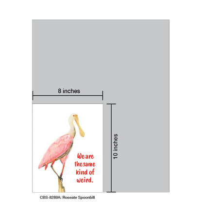 Roseate Spoonbill, Card Board (8289A), 8x10 Poster Board, www.printedcanvas.com