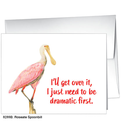 Roseate Spoonbill, Greeting Card (8289B), A2, printedcanvas.com