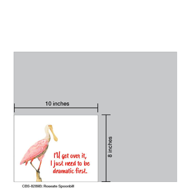 Roseate Spoonbill, Card Board (8289B), 8x10 Poster Board, www.printedcanvas.com