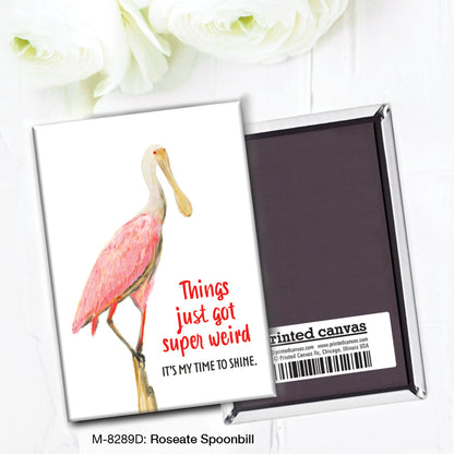 Roseate Spoonbill, Magnet (M-8289D)