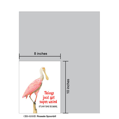 Roseate Spoonbill, Card Board (8289D)
