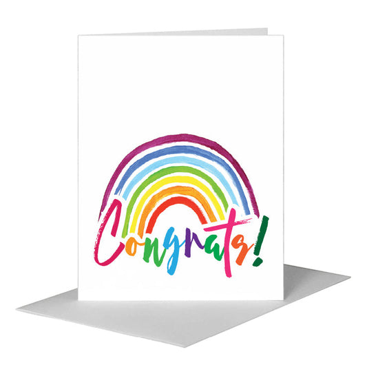 Congratulations Too, Greeting Card (#8291F) A2 Card Front, www.printedcanvas.com