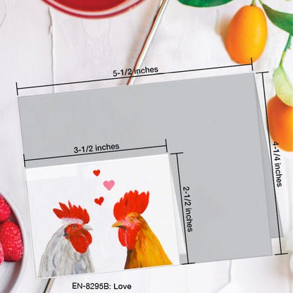 Love, Greeting Card (8295B), Enclosure, www.printedcanvas.com