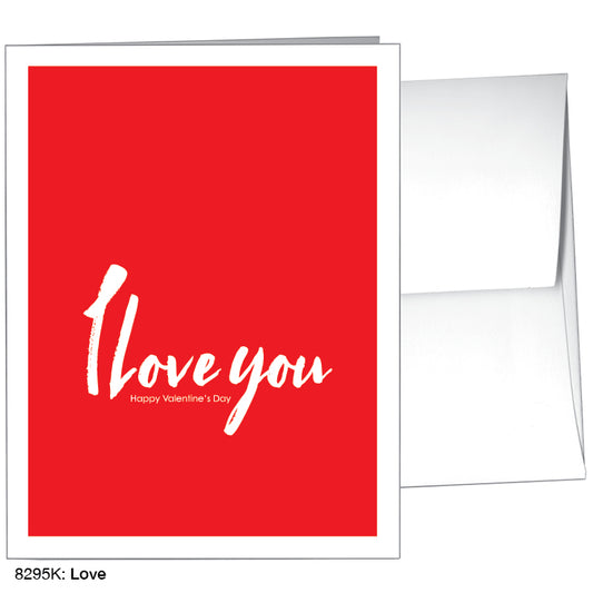 Love, Greeting Card (#8295K), A2 Card Front, www.printedcanvas.com