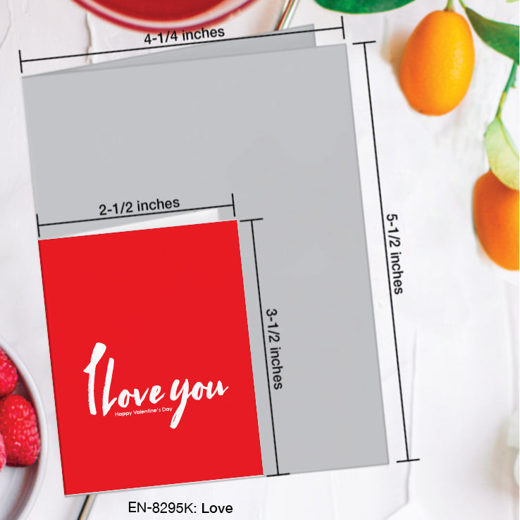 Love, Greeting Card (#8295K)