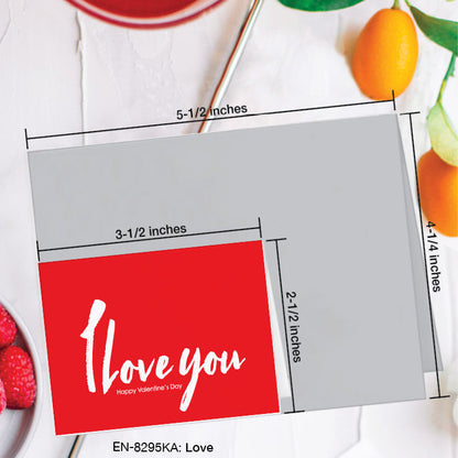 Love, Greeting Card (#8295KA)