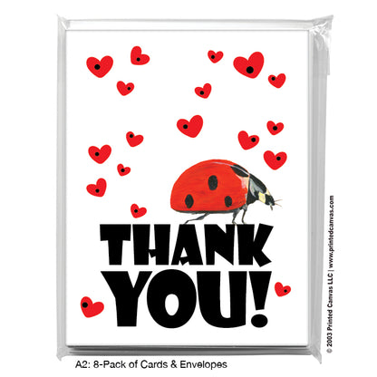 Ladybug Side, Greeting Card (8300G)