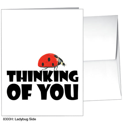 Ladybug Side, Greeting Card (8300H)