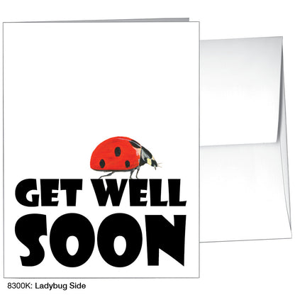 Ladybug Side, Greeting Card (8300K)
