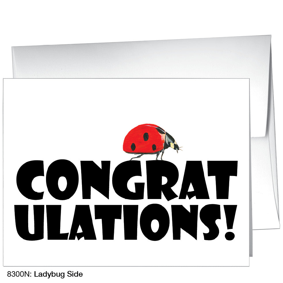 Ladybug Side, Greeting Card (8300N)