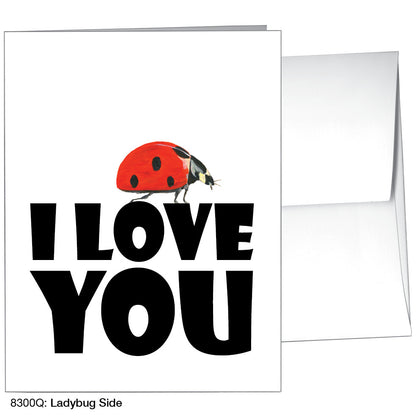 Ladybug Side, Greeting Card (8300Q)