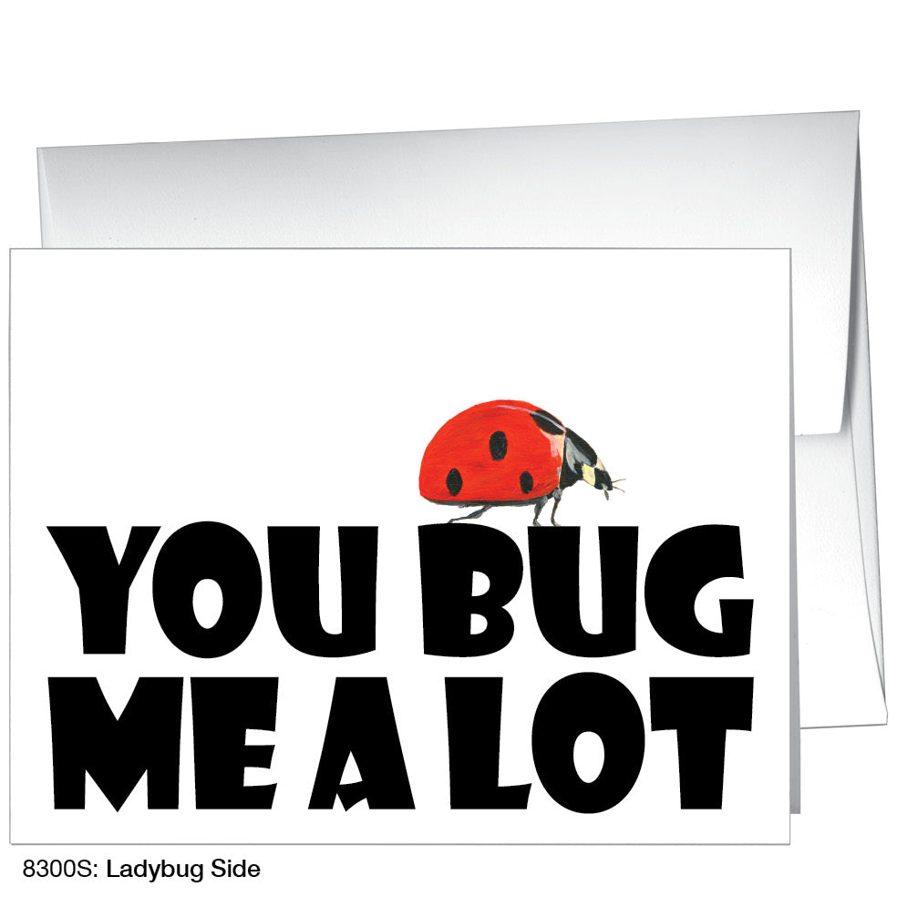 Ladybug Side, Greeting Card (8300S)