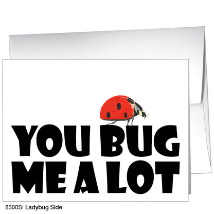 Ladybug Side, Greeting Card (8300S)
