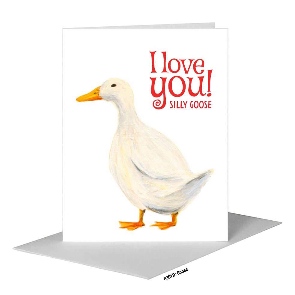 Goose, Greeting Card (#8301D)
