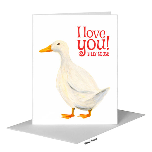 Goose, Greeting Card (#8301D)