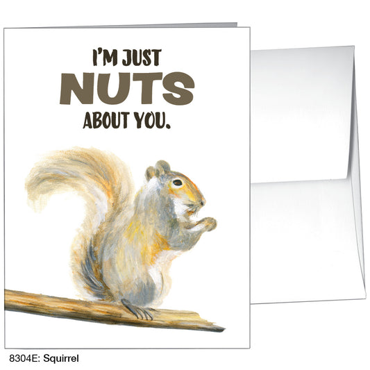 Squirrel, Greeting Card (8304E)