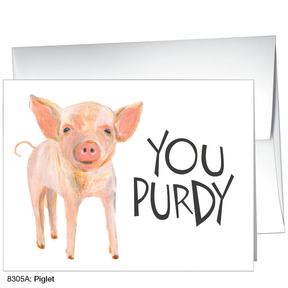 Piglet, Greeting Card (8305A)