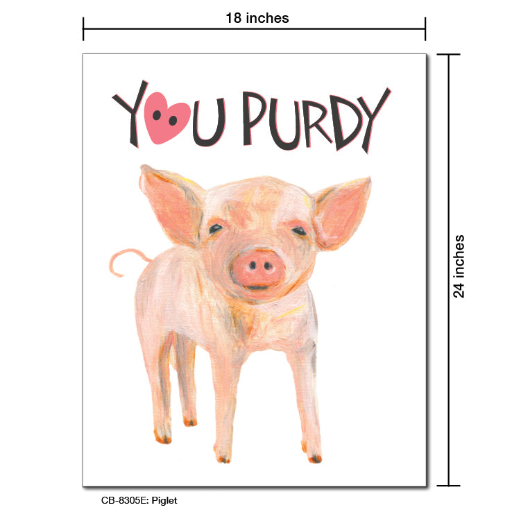 Piglet, Card Board (8305E)