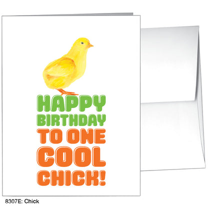 Chick, Greeting Card (8307E), A2 Card, www.printedcanvas.com
