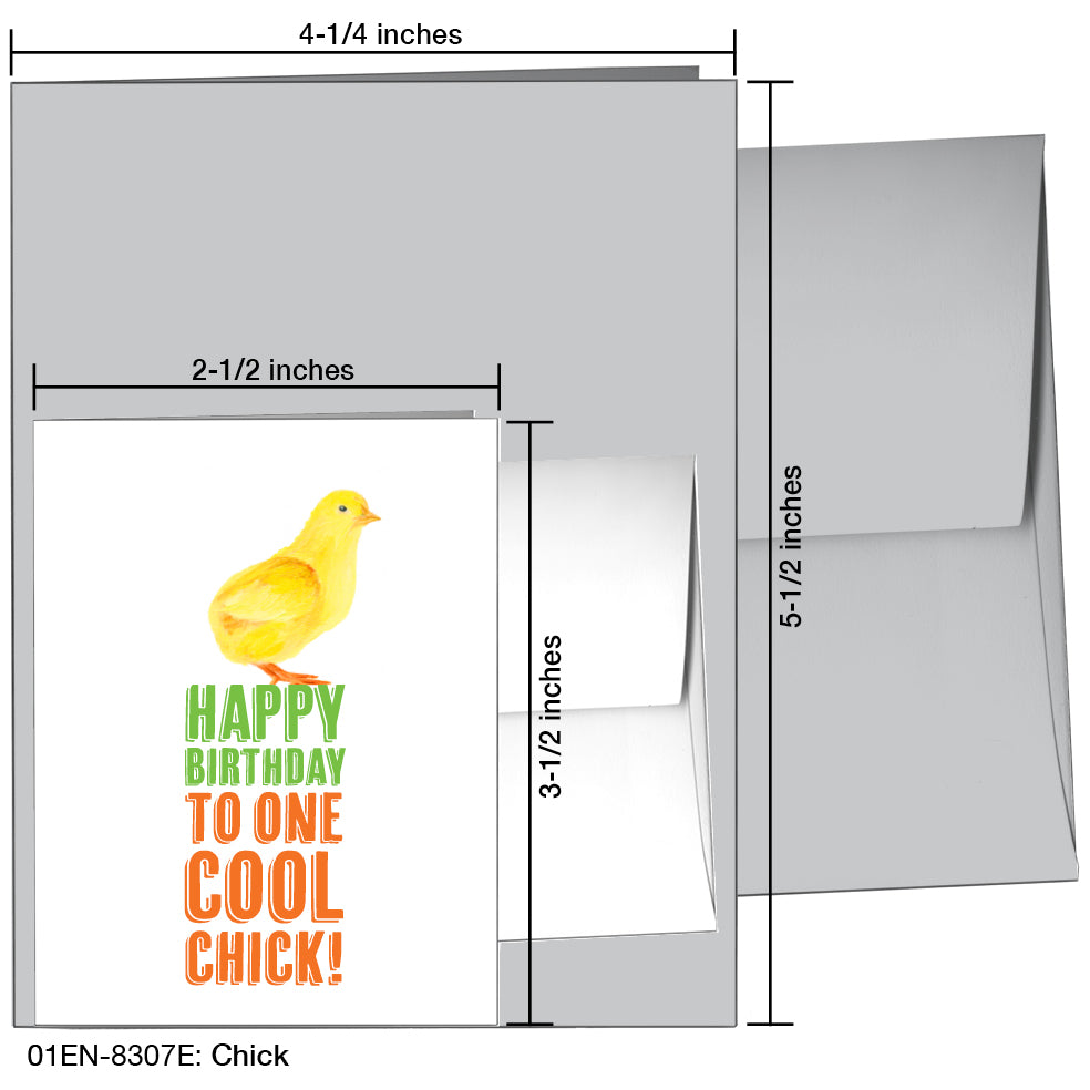 Chick, Greeting Card (8307E)