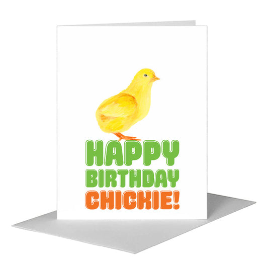 Chick, Greeting Card (#8307F) A2 Card Front, www.printedcanvas.com