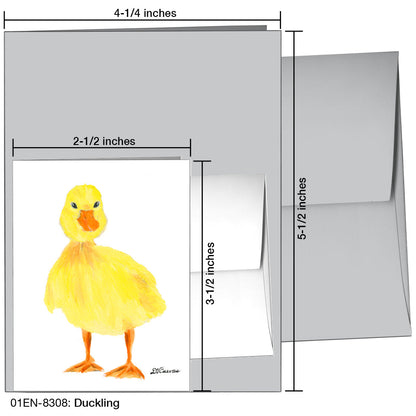 Duckling, Greeting Card (8308), Enclosure, printedcanvas.com
