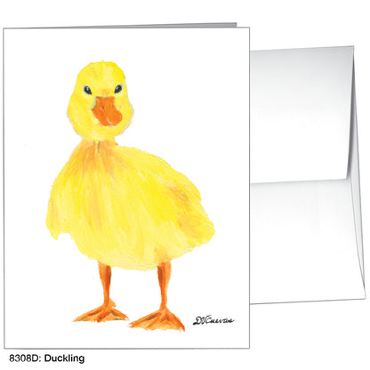Duckling, Greeting Card (#8308D), A2 Card Front, www.printedcanvas.com