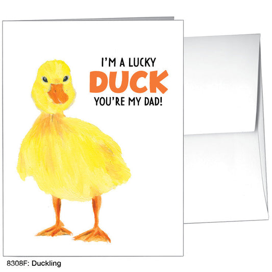 Duckling, Greeting Card (8308F), A2 Card Front, www.printedcanvas.com